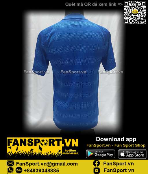 Áo đấu Brazil 2014-2015 away shirt jersey blue 575282-493 Nike