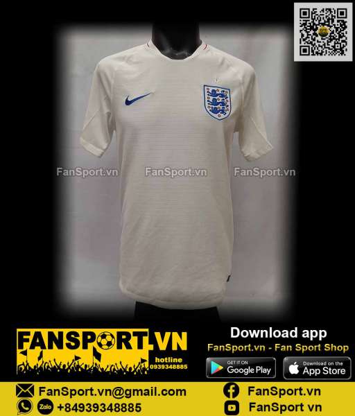 Áo đấu England 2018 2019 2020 home shirt jersey white 893868 Nike