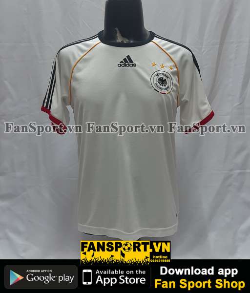 Áo traning Germany 2006-2007 white shirt jersey