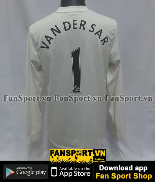 Áo Van Der Sar #1 Manchester United 2009-2010 home goalkeeper shirt