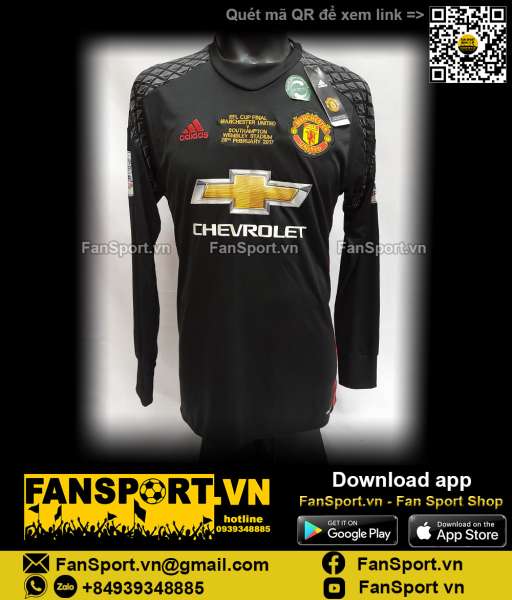 Áo thủ môn Manchester United 2016-2017 home goalkeeper shirt AI6677 GK