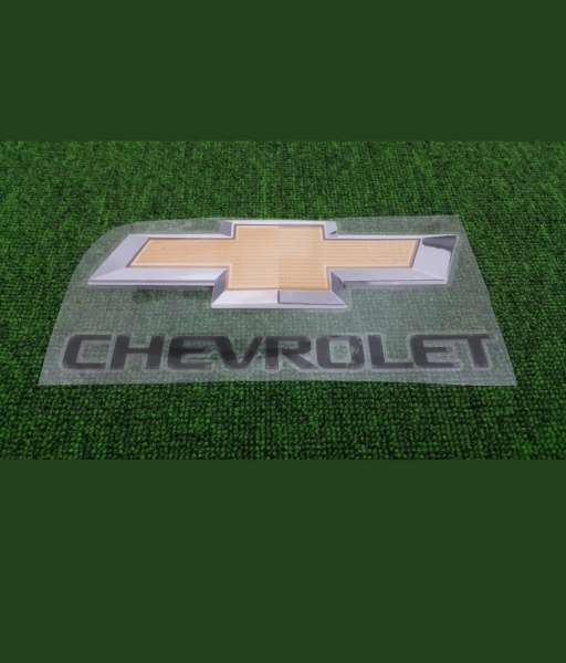 Logo Chevrolet đen black decal