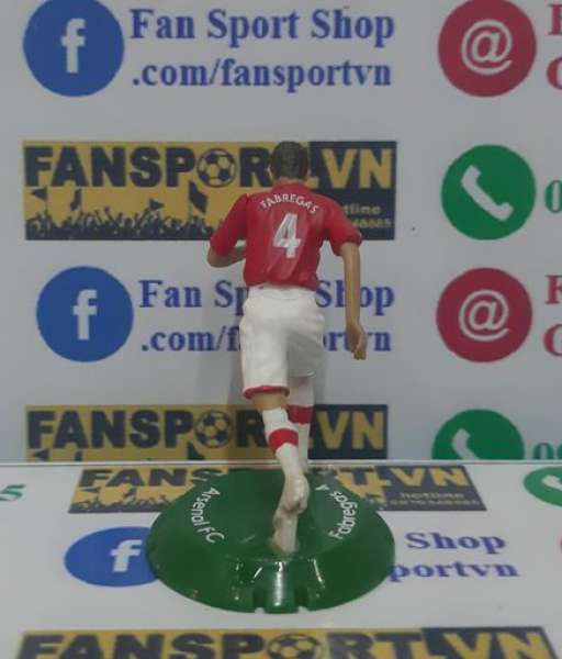 Tượng Cesc Fabregas #4 Arsenal 2008-2010 home FT Champs mini figure