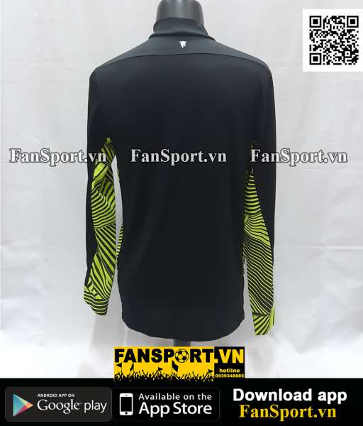 Áo GK Manchester United 2011-2012 third shirt jersey black 423938