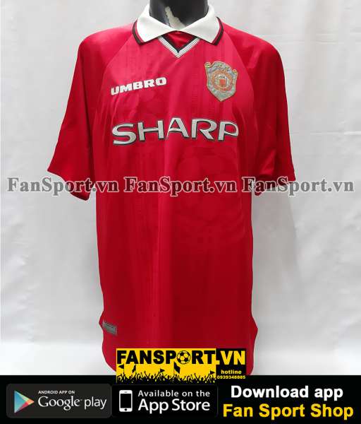 Áo Manchester United Super Cup 1999 home red jersey 1997 1998 2000
