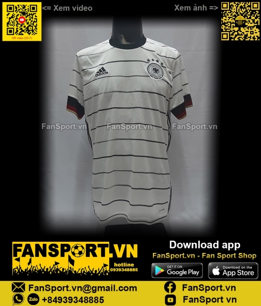 Áo đấu Germany 2019 2020 2021 home shirt jersey white EH6105 Adidas