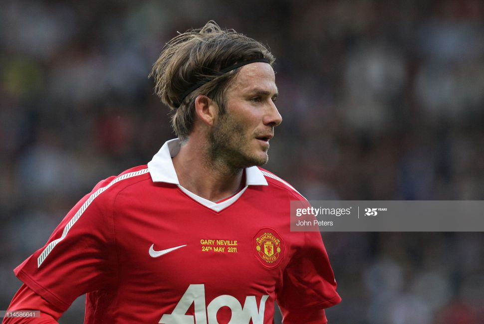 Áo Beckham #7 Manchester United 2010-2011 Testimonial Neville shirt