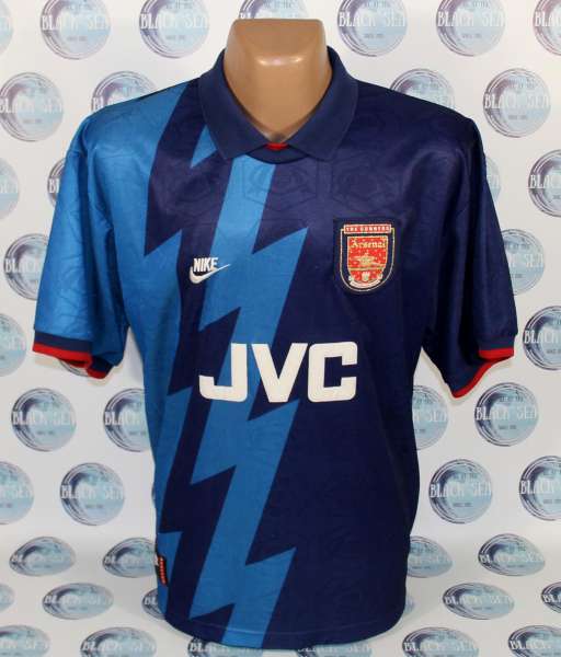 Away 1995-1996 Arsenal - shirt jersey blue áo đấu bóng đá