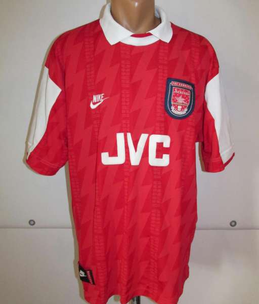 Home 1995-1996 Arsenal - shirt jersey red áo đấu bóng đá