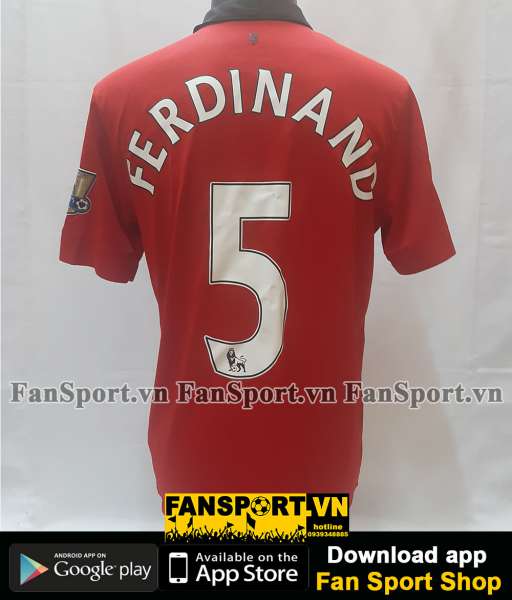 Áo Ferdinand #5 Manchester United Testimonial 2013 home shirt 2014 red