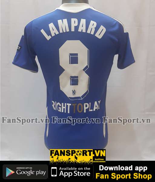 Áo Lampard 8 Chelsea Champion League Final 2012 home shirt jersey 2011