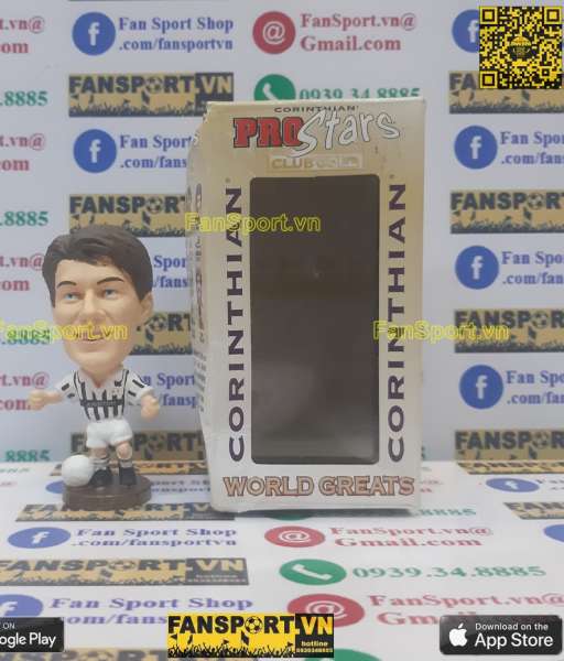 Tượng Michale Laudrup 11 Juventus 1985-1989 home corinthian CG231 box