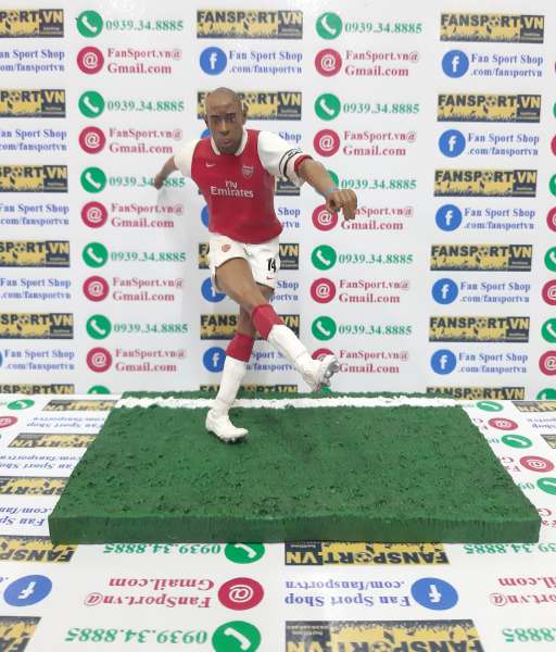 Tượng Thierry Henry 14 Arsenal 2006-2007-2008 home FT Champs figure