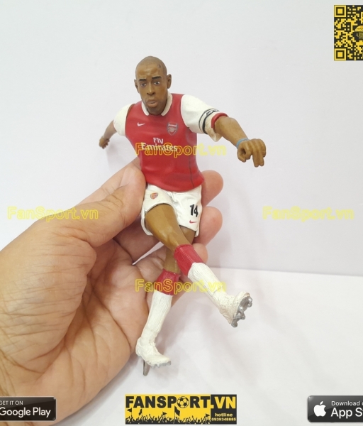 Tượng Thierry Henry 14 Arsenal 2006-2007-2008 home FT Champs figure