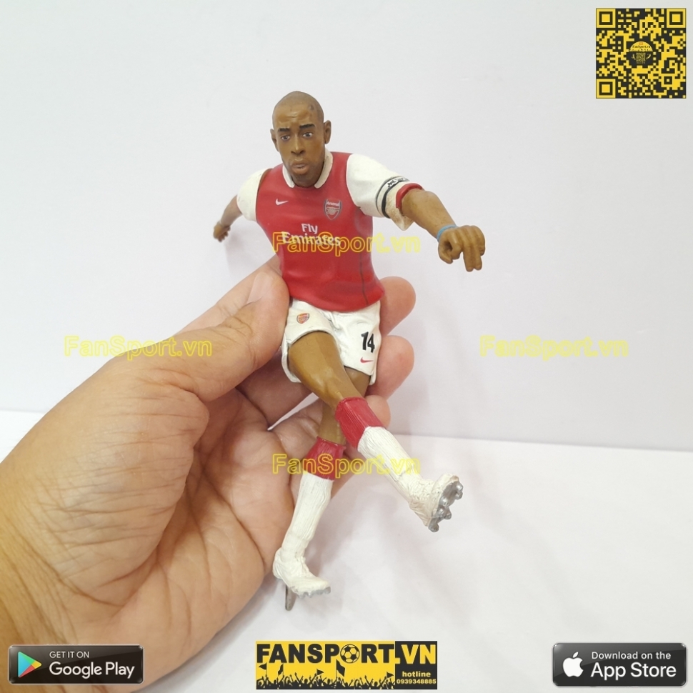 Tượng Thierry Henry 14 Arsenal 2006-2007-2008 home FT Champs figure