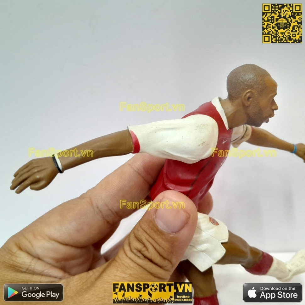 Tượng Thierry Henry 14 Arsenal 2006-2007-2008 home FT Champs figure