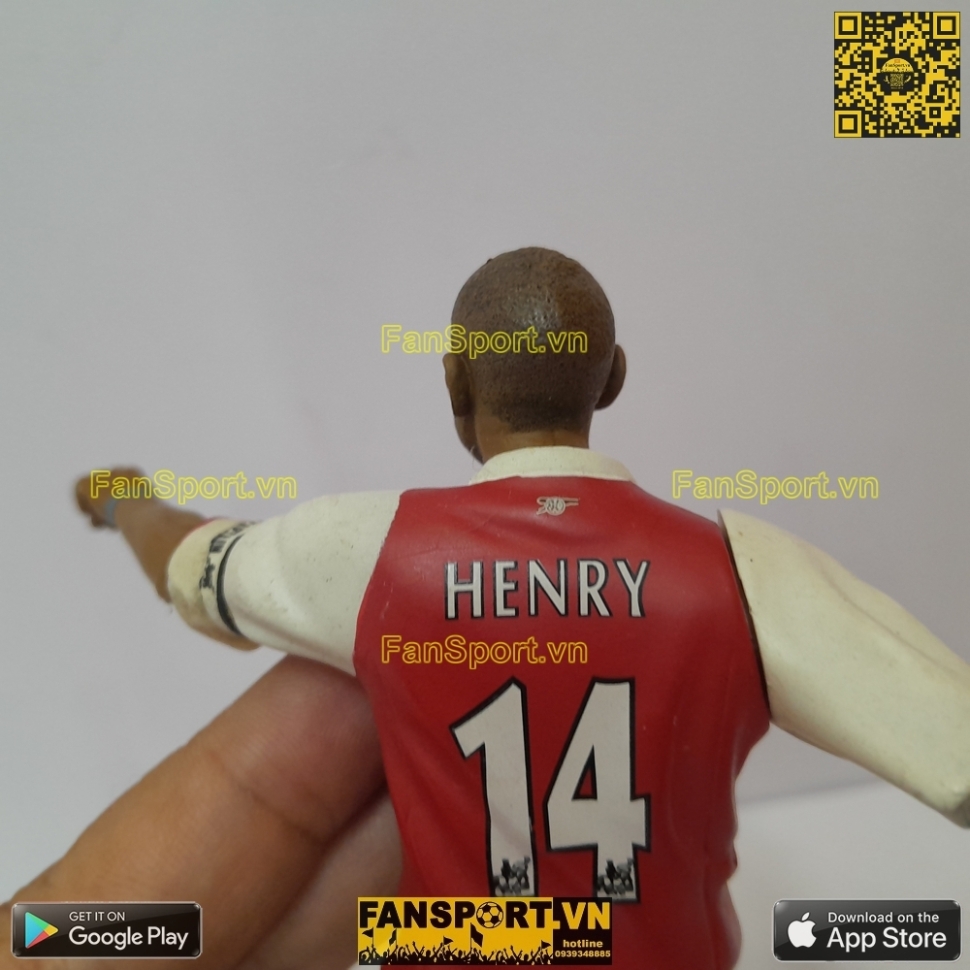 Tượng Thierry Henry 14 Arsenal 2006-2007-2008 home FT Champs figure