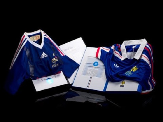Box France World Cup 2010 home shirt jersey Limited Edition Adidas