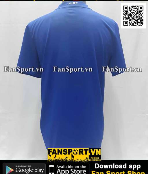 Áo đấu Manchester United 2008-2009 third shirt jersey blue Nike 287615