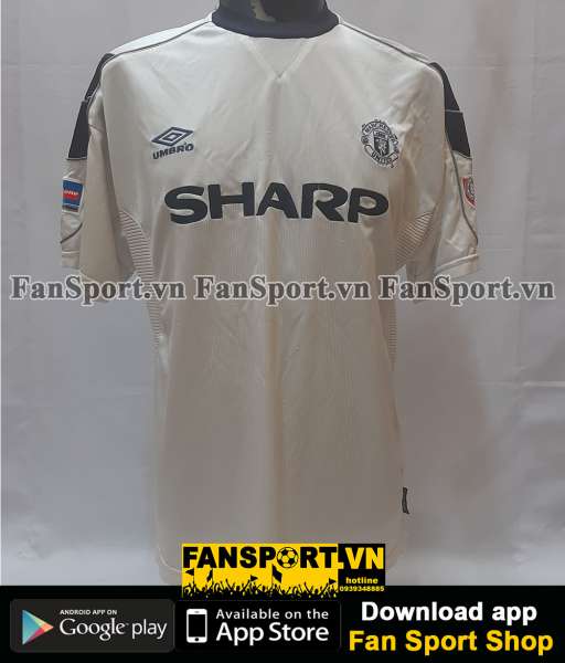 Áo đấu Beckham #7 Manchester United 1999 Charity shiled shirt 2000