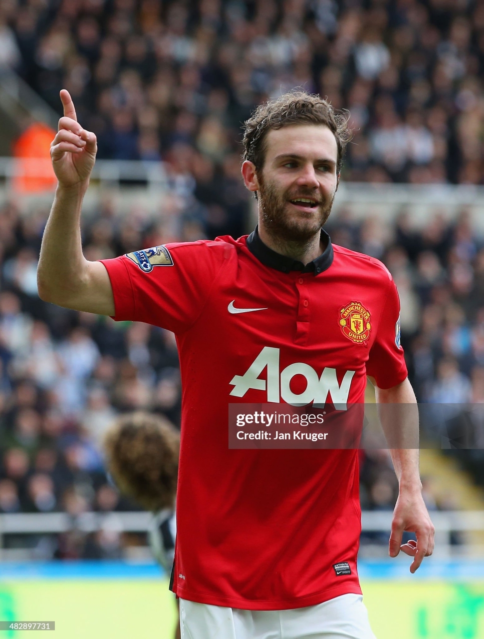 Áo đấu Mata Manchester United 2013-2014 home shirt jersey 532837 Nike