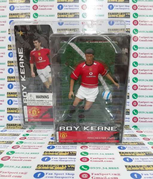 Tượng Keane 16 Manchester United 2004-2005-2006 home figure FT Champs