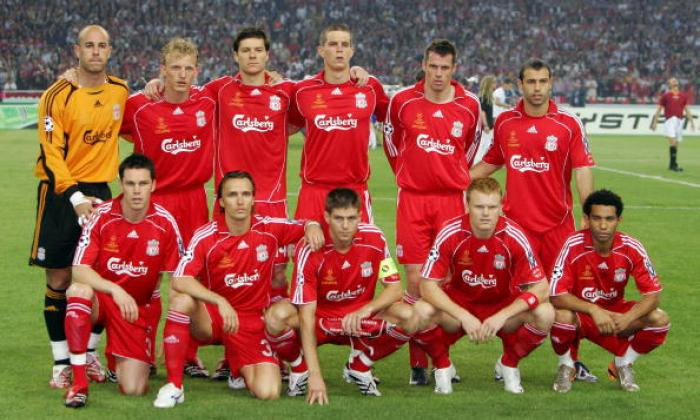 Áo Liverpool Champion League final 2007 home shirt jersey 2006 2008