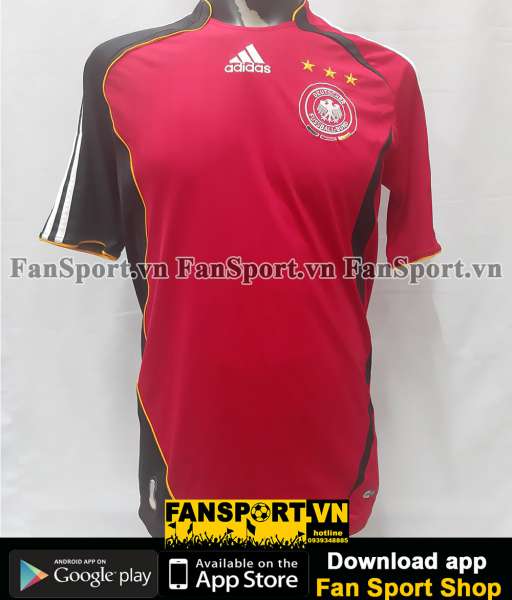 Áo đấu Germany 2006-2007-2008 away shirt jersey red World Cup