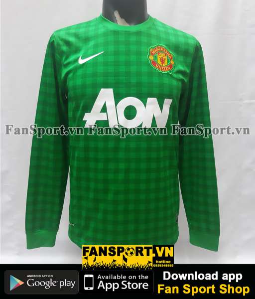 Áo thủ môn Manchester United 2012-2013 home goalkeeper shirt 479284