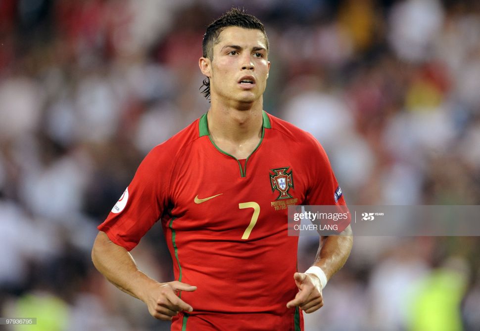 Áo đấu Ronaldo #7 Portugal 2008-2009-2010 home shirt jersey red Euro