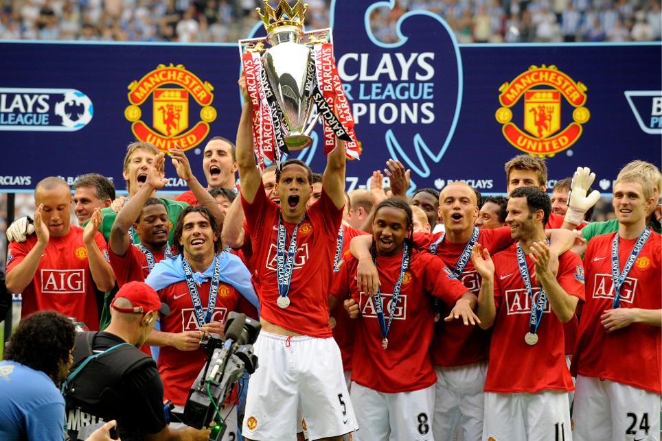 Box Manchester United 2007-2008 winners Celebration corinthian 0469