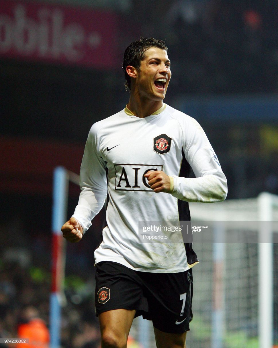 Áo Ronaldo 7 Manchester United 2006-2007-2008 away third shirt jersey