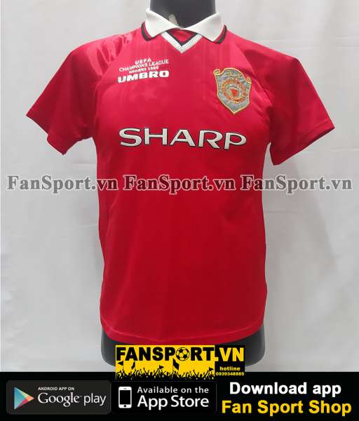 Áo đấu Manchester United 1999-2000 Champion League home winner jersey