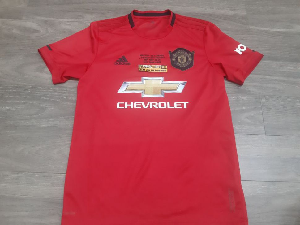 Áo đấu Beckham #7 Manchester United Treble 1999 Reunion home shirt red