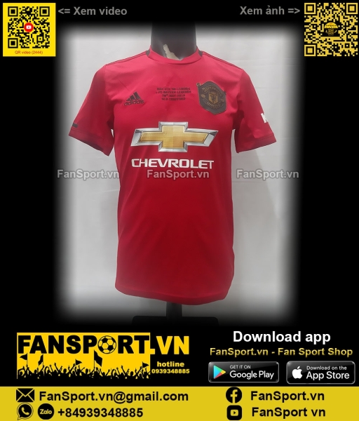 Áo đấu Beckham Manchester United Treble 1999 Reunion home shirt ED7386