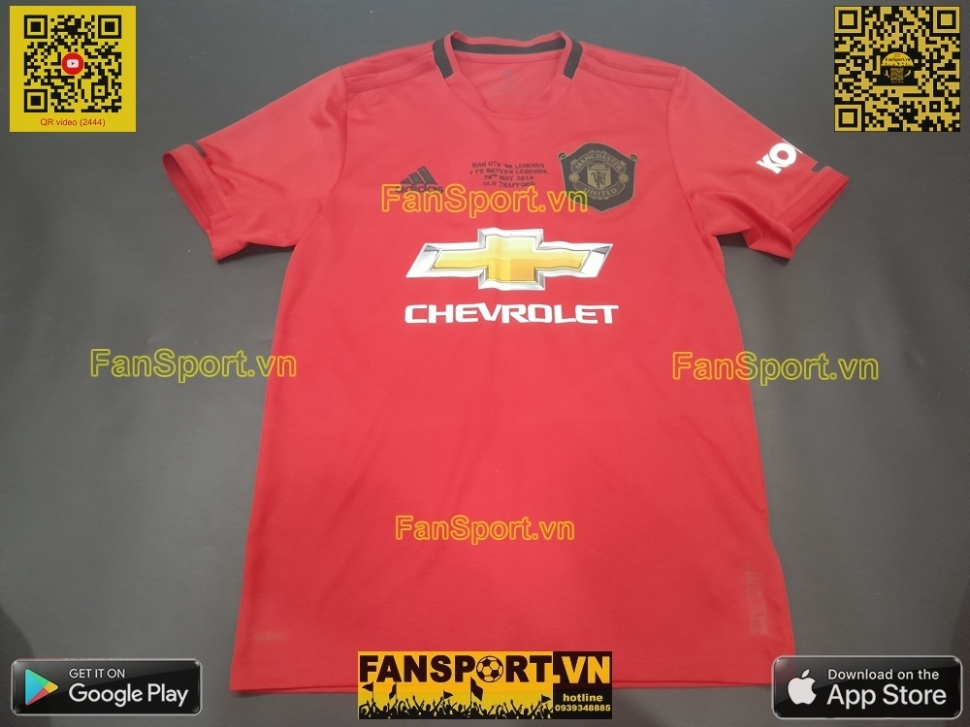 Áo đấu Beckham Manchester United Treble 1999 Reunion home shirt ED7386