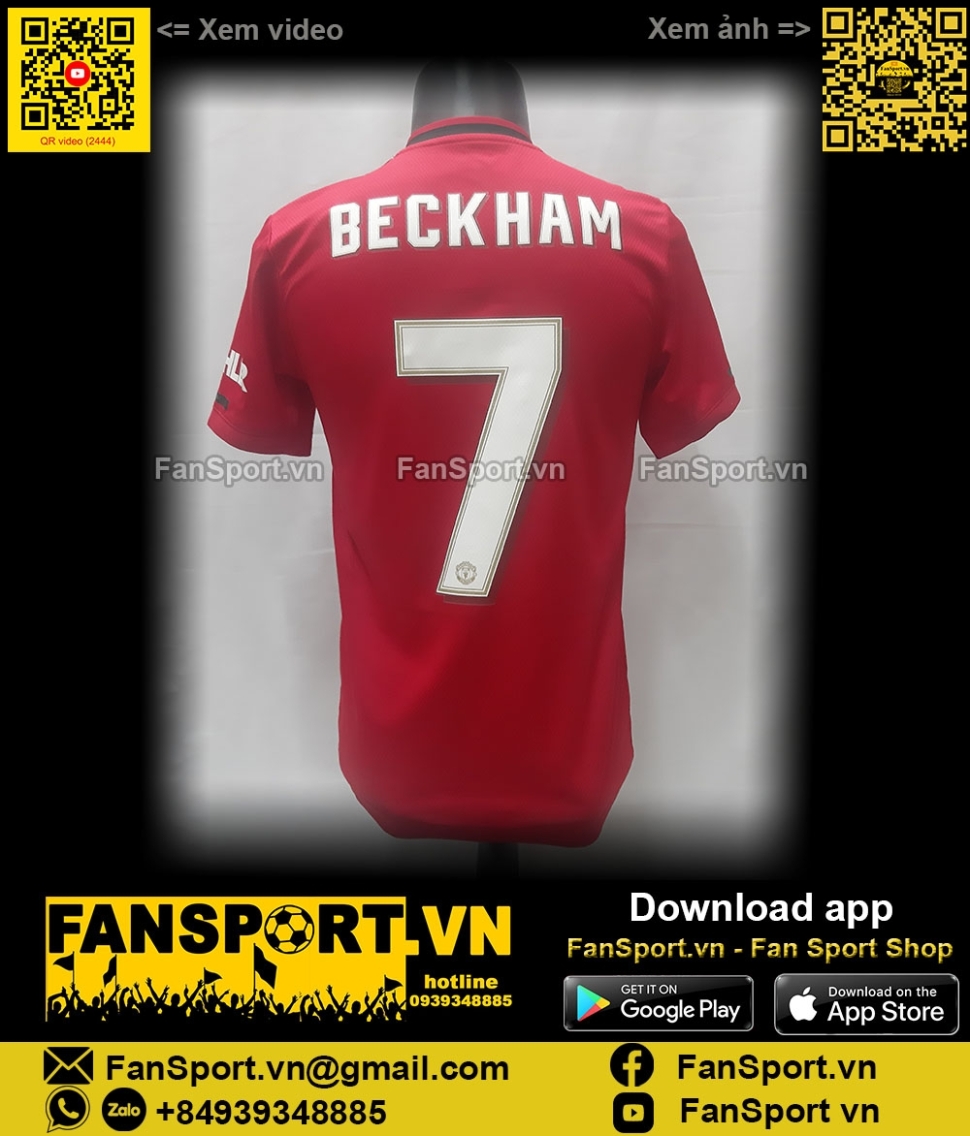 Áo đấu Beckham Manchester United Treble 1999 Reunion home shirt ED7386