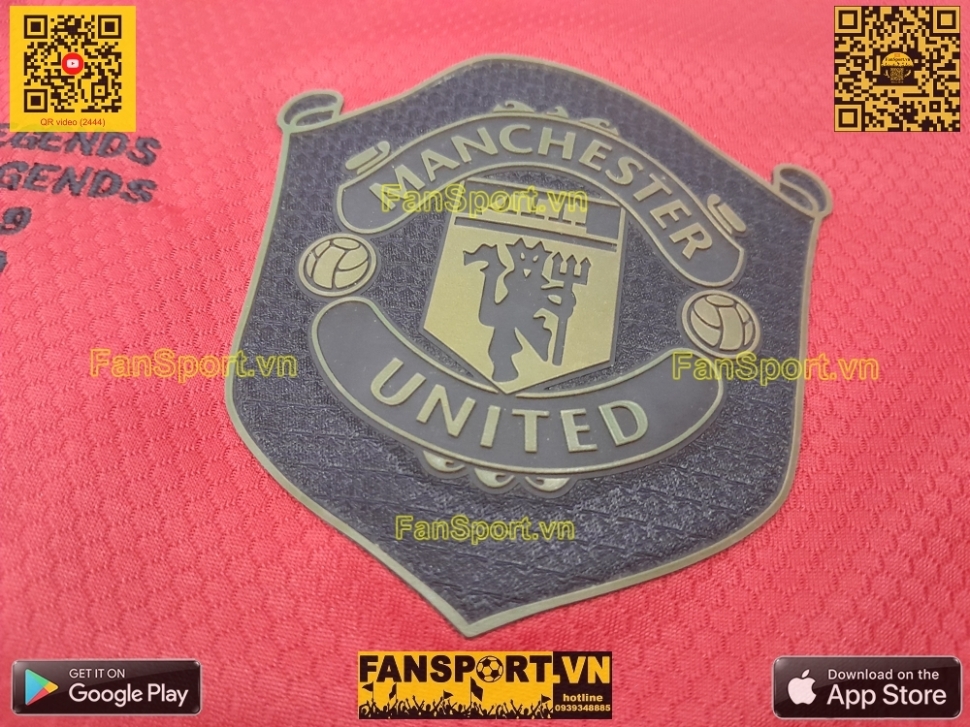 Áo đấu Beckham Manchester United Treble 1999 Reunion home shirt ED7386