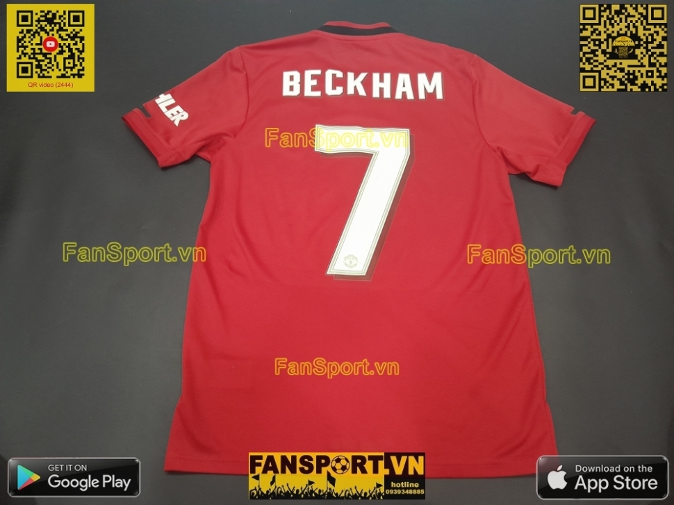 Áo đấu Beckham Manchester United Treble 1999 Reunion home shirt ED7386
