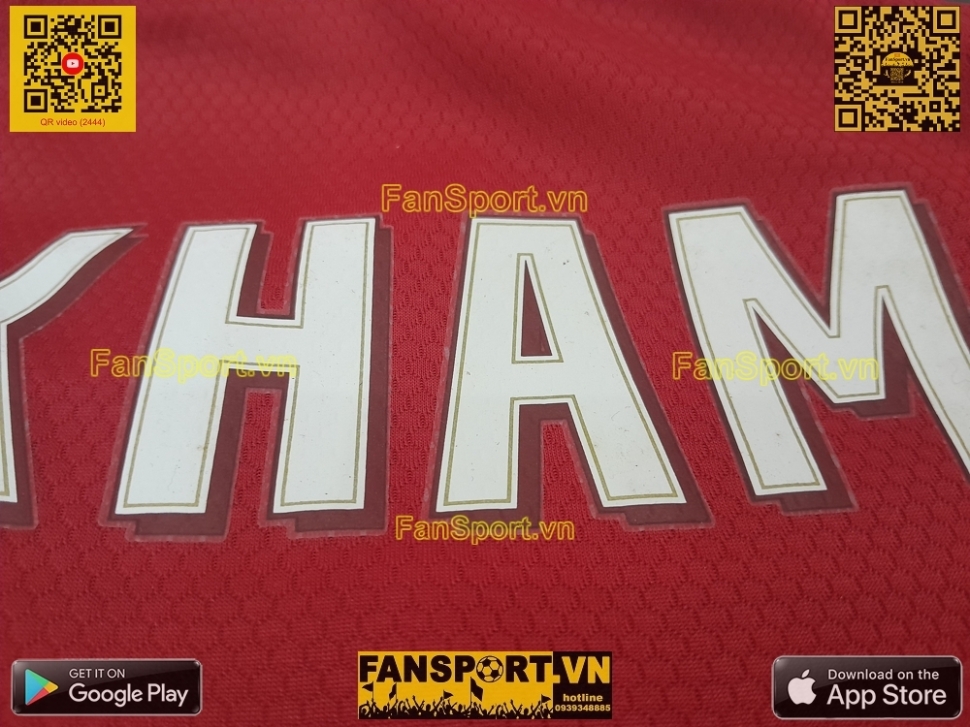 Áo đấu Beckham Manchester United Treble 1999 Reunion home shirt ED7386