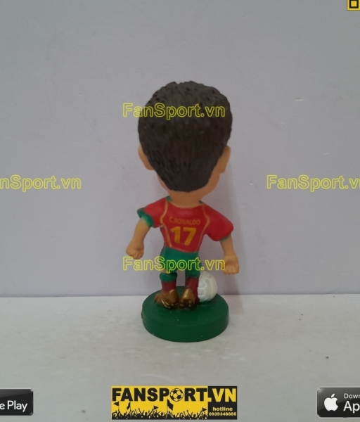 Tượng Ronaldo 17 Portugal 2004-2005-2006 home red corinthian PR056 CR7