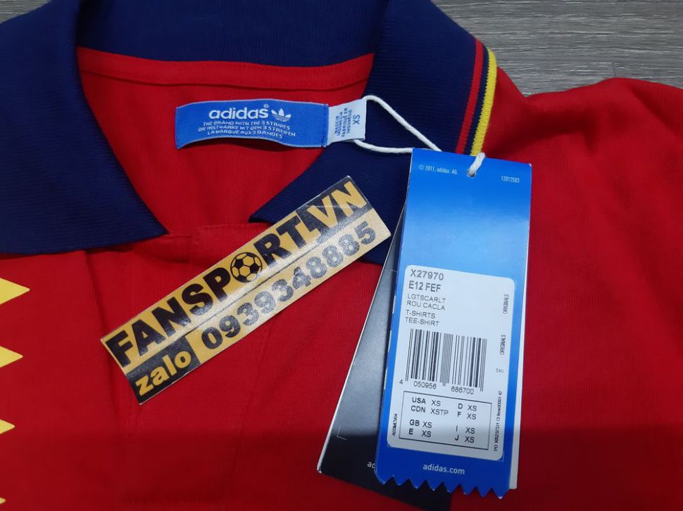 Áo Spain 1994-1995-1996 home shirt jersey red T-Shirt