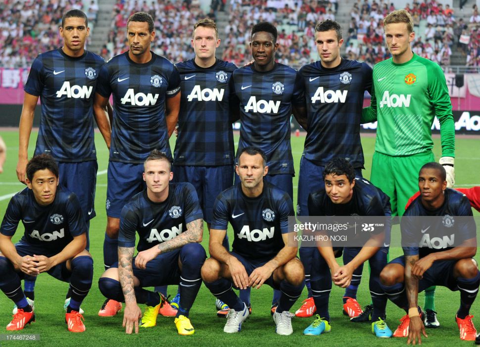 Áo đấu Manchester United 2013-2014 away shirt jersey blue