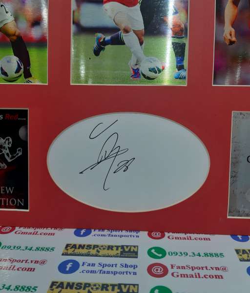Ảnh chữ ký Shinji Kagawa Manchester united signed frame photo