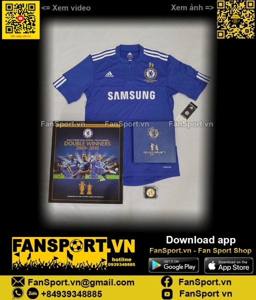 Box áo Chelsea Double Winner 2009-2010 Premier League FA Cup E84291
