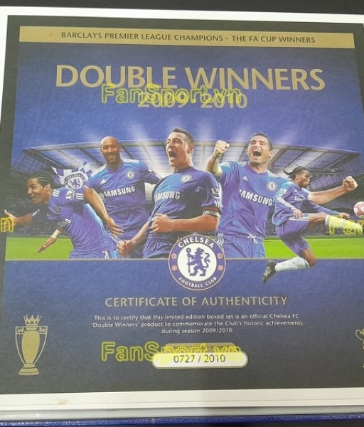 Box áo Chelsea Double Winner 2009-2010 Premier League FA Cup E84291