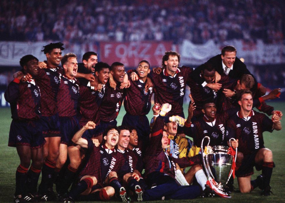 1995 Champion League Ajax gold medal final champion huy chương vô địch