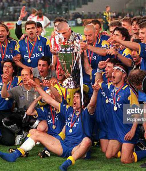 1996 Champion League Juventus gold medal final huy chương vô địch
