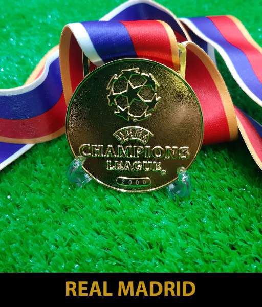 2000 Champion League Real Madrid gold medal final huy chương vô địch