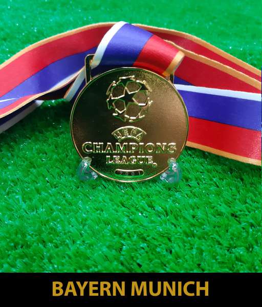 2001 Champion League Bayern Munich gold medal final huy chương vô địch